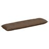 vidaXL Rygpude Brun 180 x 19 x 50 cm Stof