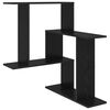 vidaXL V&aelig;ghylde Sort eg 67 x 67 x 87 cm Konstrueret tr&aelig;