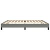 vidaXL sengeramme uden madras 200x200 cm stof mørkegrå