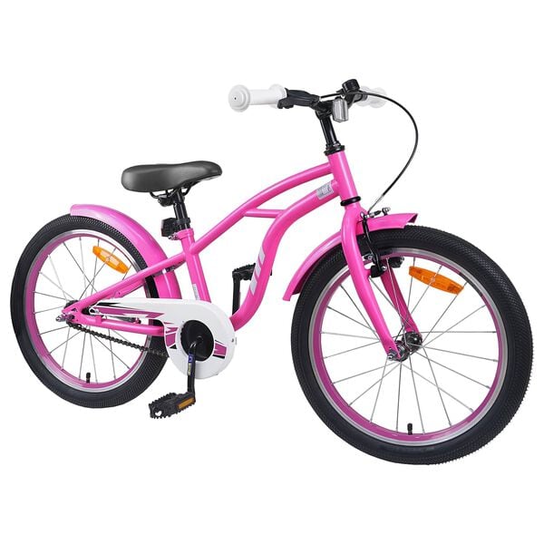vidaXL B&oslash;rnecykel 20 tommer til b&oslash;rn i alderen 6-11 &aring;r M&oslash;rk pink