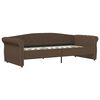 vidaXL daybed med madras og USB 90x200 cm stof brun