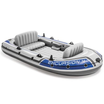 Intex Excursion 4 Set gummibåd med padler og pumpe 68324NP