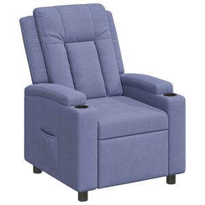 vidaXL Liggestol Jeans bl&aring; 75 x 95 x 100 cm Stof