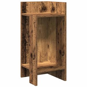 vidaXL sidebord med hylde gammelt tr&aelig; 25,5x27x60 cm