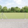 vidaXL Hegnsp&aelig;l S&oslash;lv 10 x 0,6 m (13 mm net) St&aring;l