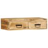 vidaXL v&aelig;gh&aelig;ngt tv-skab 80x30x19cm massivt ru mangotr&aelig;