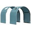 vidaXL Seng Tunnel 2 pcs Lys bl&aring; 211 x 52,5 x 2 cm Polyester