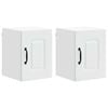 vidaXL Panel til opvaskemaskine Kalmar 2 pcs Hvid 30 x 31 x 40 cm