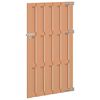 vidaXL Haveport 100 x 180 cm WPC og Aluminium Brun