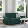 vidaXL 2-personers sofa m&oslash;rkegr&oslash;n 160x78x84 cm stof