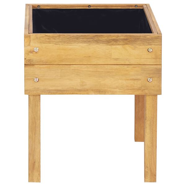 vidaXL forhøjet plantekasse 50 x 40 x 45 cm massivt akacietræ