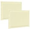 vidaXL S&aelig;depuder 2 pcs Creme 47 x 36 x 2 cm Polyester