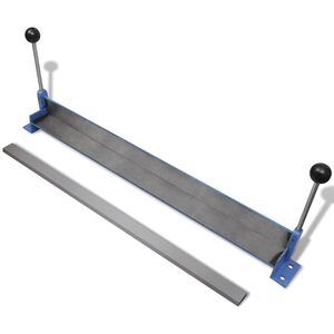 Manuelt opereret st&aring;lplade foldemaskine 760 mm