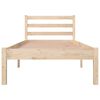 vidaXL sengeramme 75x190 cm massivt fyrretr&aelig;