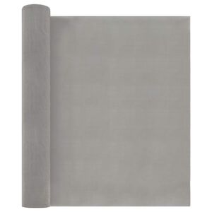 vidaXL Netsk&aelig;rm 40 x 500 cm 120 Mesh Rustfrit st&aring;l 201 S&oslash;lv