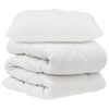 vidaXL Dynebetr&aelig;k S&aelig;t med pude 2 stk. Hvid Microfiber