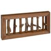 vidaXL Frakkekrog Naturfarvet 50 x 10 x 25 cm Massiv Mahogni