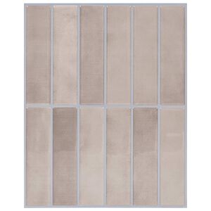 vidaXL Rektangul&aelig;r flise 10 pcs Beige Kaffe 29 x 23 x 0,08 cm