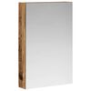 vidaXL Badev&aelig;relsesspejlskab Gammelt tr&aelig; 40 x 10,5 x 60,5 cm
