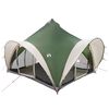 vidaXL Tipi telt med tag Gr&oslash;n 6-personers Polyester og St&aring;l