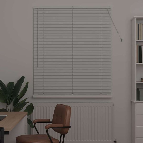 vidaXL Persienner Hvid 175 x 115 cm Aluminium