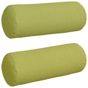 vidaXL Bolsterpuder 2 pcs Lys gr&oslash;n &Oslash; 25 x 70 cm Stof