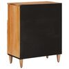 vidaXL Sideboard Naturfarvet 60 x 33,5 x 75 cm Massivt mangotr&aelig;