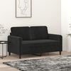vidaXL 2-personers sofa 120 cm fløjl sort