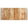 vidaXL spisebord 220x100x75 cm massivt ru mangotræ