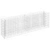 vidaXL gabion-h&oslash;jbed 180x30x60 cm galvaniseret st&aring;l