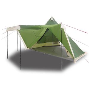 vidaXL 8-personers campingtelt vandt&aelig;t gr&oslash;n
