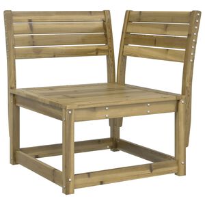 vidaXL hj&oslash;rnemodul til havesofa 73x73x78 cm impr&aelig;gneret fyrretr&aelig;