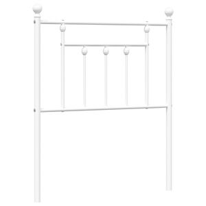 vidaXL udskiftningsgavl 75 cm metal hvid
