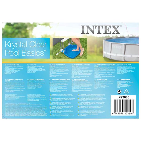 Intex fodbad til pool 56x46x9 cm 11,5 l bl&aring;