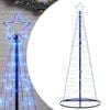 vidaXL LED-juletr&aelig; 200 LED'er 180 cm bl&aring;t lys