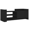 vidaXL tv-bord 100x35x40 cm konstrueret tr&aelig; sort