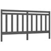 vidaXL sengeg&aelig;rde 186x4x100 cm massivt fyrretr&aelig; gr&aring;
