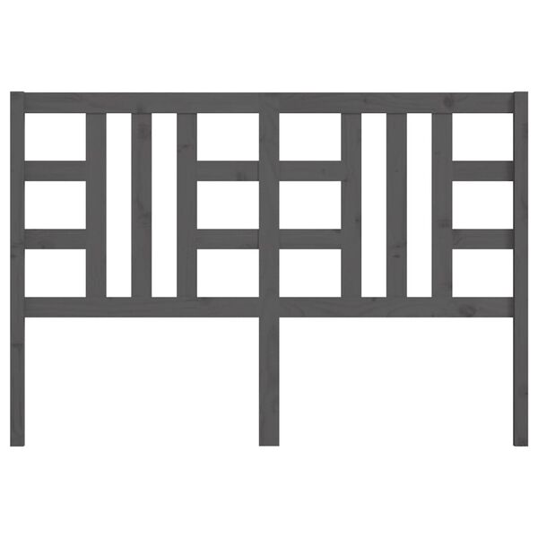 vidaXL sengeg&aelig;rde 146x4x100 cm massivt fyrretr&aelig; gr&aring;