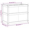 vidaXL plantekasse 90x50x70 cm massivt douglasgran
