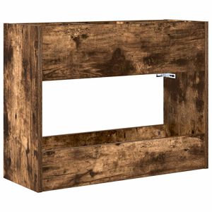 vidaXL Parasolfod R&oslash;get eg 65 x 24 x 50 cm Konstrueret tr&aelig;