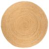 vidaXL gulvt&aelig;ppe 210 cm flettet jute rundt