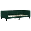 vidaXL daybed 100x200 cm velour m&oslash;rkegr&oslash;n