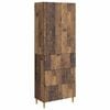 vidaXL Skab S&aelig;t 2 pcs Gammelt tr&aelig; 66 x 34,5 x 90 cm Konstrueret tr&aelig;