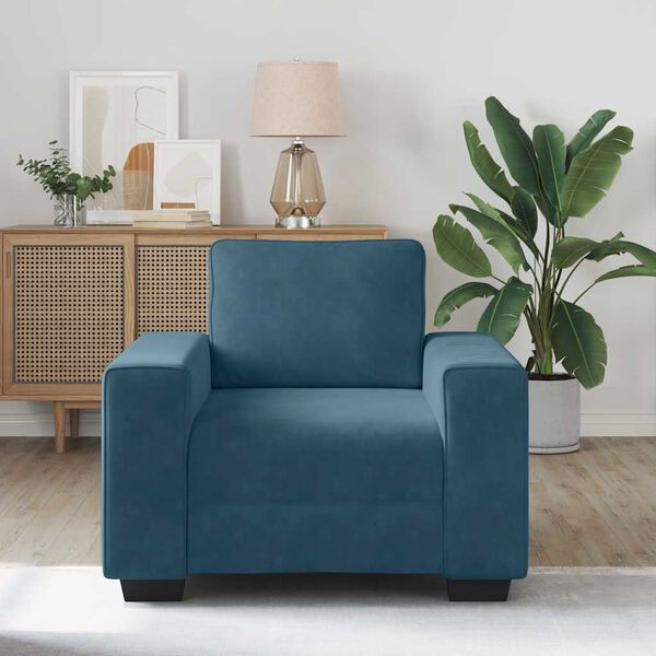 vidaXL sofastol 100x77x82 cm fl&oslash;jl bl&aring;