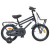vidaXL B&oslash;rnecykel 12 tommer til 2-4 &aring;r gamle M&oslash;rkegr&aring;