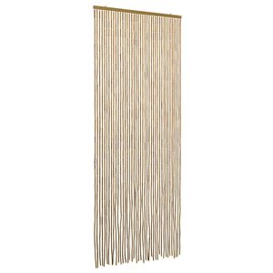 vidaXL Insekt D&oslash;r Gardin flerfarvet 90 x 200 cm Bambus