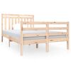 vidaXL sengeramme 120x190 cm Small Double massivt tr&aelig;