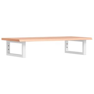 vidaXL badev&aelig;relseshylde st&aring;l og massivt egetr&aelig;