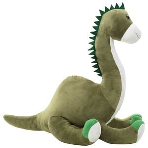 vidaXL t&oslash;jdyr brontosaurus plysstof gr&oslash;n