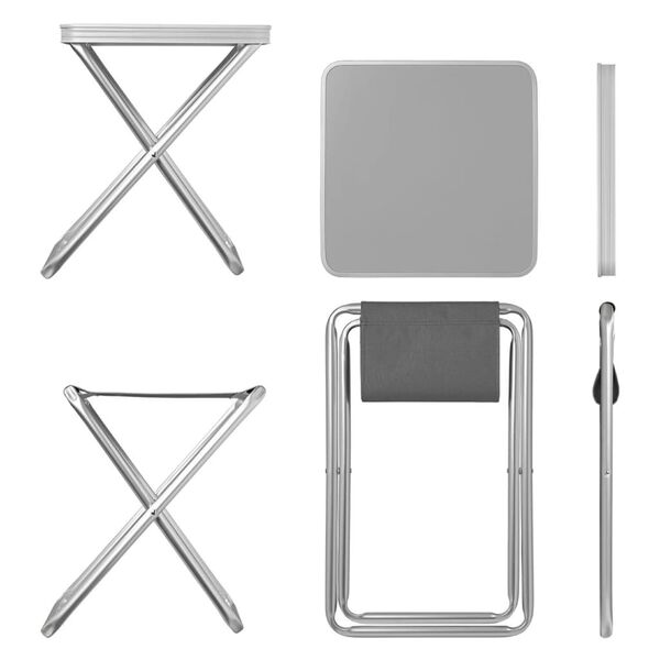 ProPlus sammenfoldelig taburet med bordplade